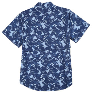 Thumbnail 2: Silver Bait Men's Americana Short Sleeve Polo 