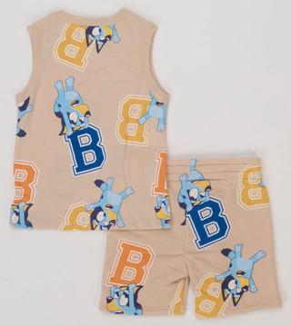 Thumbnail 2: BLUEY Toddler Boys 2 Pc Shorts Set  