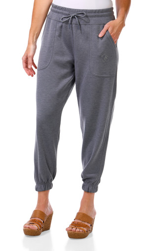 Thumbnail 1: Beverly Hills Polo Club Women's Active Solid Jogger Pants  