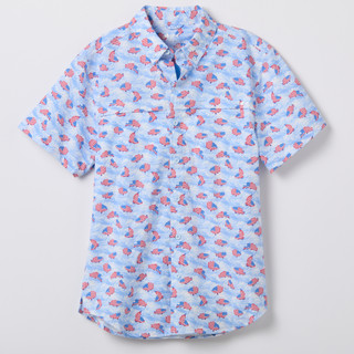 Thumbnail 1: Silver Bait Men's Americana Short Sleeve Polo 