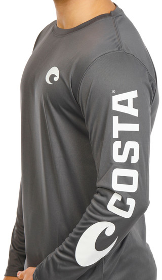 Thumbnail 1: COSTA Men's Long Sleeve Technical Crew Shirt 