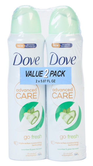 Thumbnail 1: DOVE 2 Pk Go Fresh Cucumber & Green Tea Scent Deodorant  