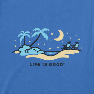 Thumbnail 2: Life is Good Women's Beachside Night Vista Crusher Tee 