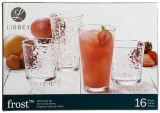 Thumbnail 1: Libbey Frost 16-Piece Tumbler and Rocks Glass Set 