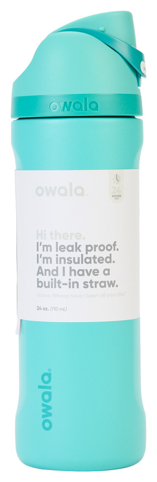 Thumbnail 1: OWALA FreeSip 24 oz Water Bottle in 90s Kid 