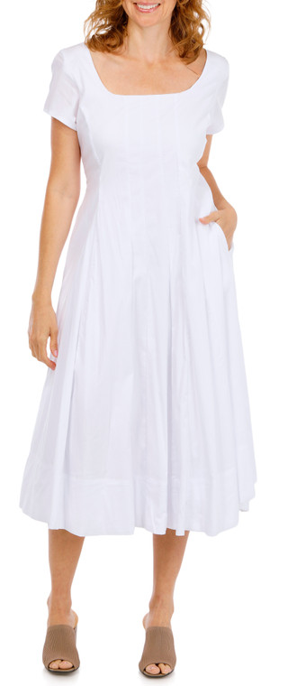 Thumbnail 1: Ellen Tracy Women's Stretch Poplin Paneled Dress 