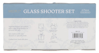 Thumbnail 2: Core Home 4-Piece Glass Shooter Set 