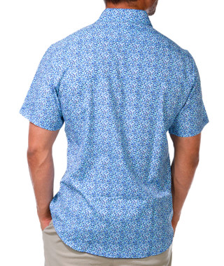 Thumbnail 3: TAILORBYRD Men's Swirling Floral Button Down Shirt 