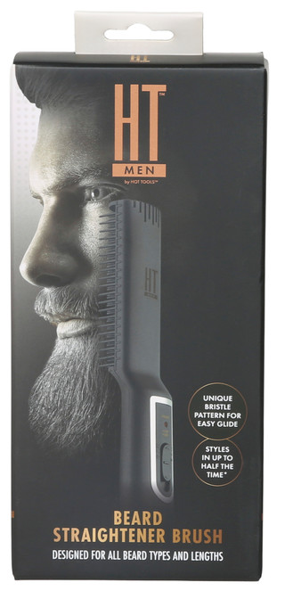 Thumbnail 1: Hot Tools Men's Beard Straightener Brush 