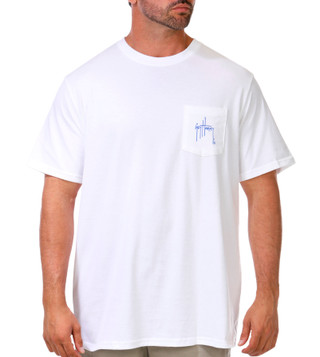 Thumbnail 3: Guy Harvey Men's Pocket T-Shirt 