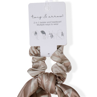 Thumbnail 3: TWIG & ARROW 2 in 1 Print Twister and Headscarf 