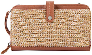 Thumbnail 1: THE SAK Faux Leather Crochet Crossbody Bag 