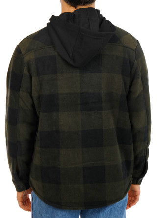 Thumbnail 2: Matix Men's Sherpa Lined Button Down Jacket w/ Hood 