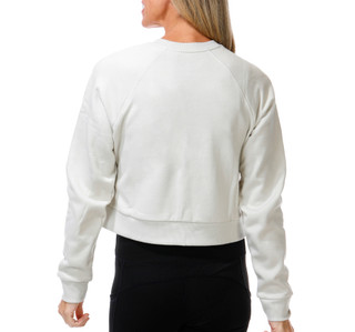 Thumbnail 3: Under Armour Women's Long Sleeve Freedom Flag Cropped Sweatshirt  
