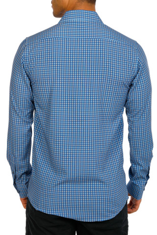 Thumbnail 3: Eddie Bauer Men's Long Sleeve Plaid Woven Button Up Collared Shirt 