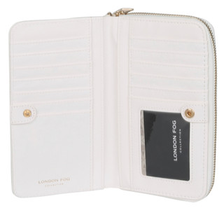 Thumbnail 2: London Fog Pebble Single Zip Aroudn Wallet 
