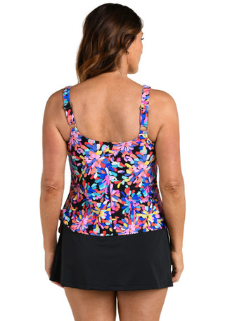 Thumbnail 3: Maxine of Hollywood Women's Faux Swim Skirtini 
