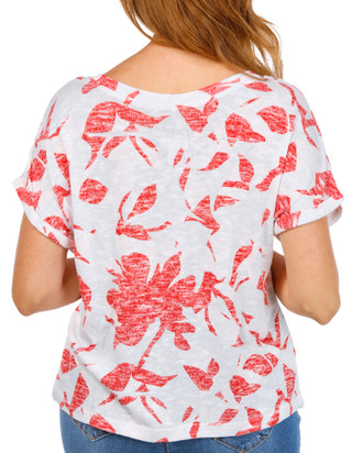 Thumbnail 2: TRIBAL Women's Short Sleeve Honey Knit Top 