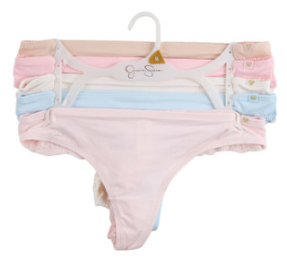 Thumbnail 1: Jessica Simpson Women's 5 Pk Lace Thongs 