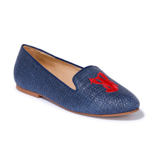 Thumbnail 1: JACK ROGERS Women's Lobster Embroidered Loafers 