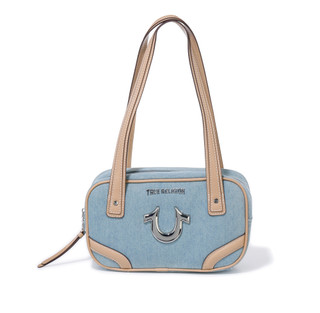 Thumbnail 2: True Religion Denim Bowling Bag Satchel 