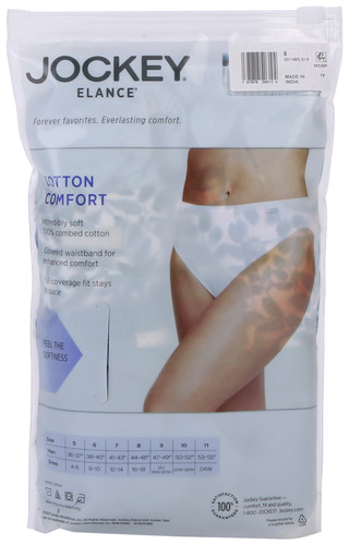 Thumbnail 2: Jockey 3 Pk Women's Elance Cotton French Cut Brief Panties 