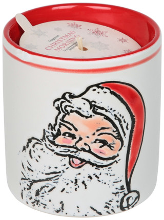 Thumbnail 1: INHOMESTYLEZ 7.5 oz Christmas Morning Scented Stoneware Candle 