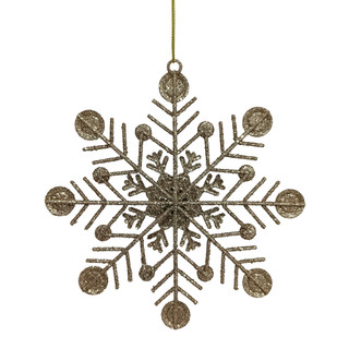 Thumbnail 2: Magical Season Champagne Snowflake Ornament 