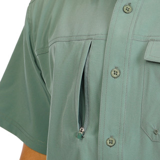 Thumbnail 3: REEL LEGENDS Men's UPF 50 Button Down Shirt 