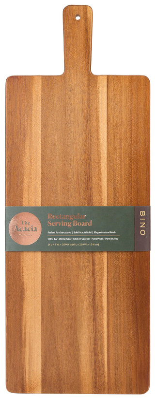Thumbnail 1: Bino Rectangular Acacia Serving Board 