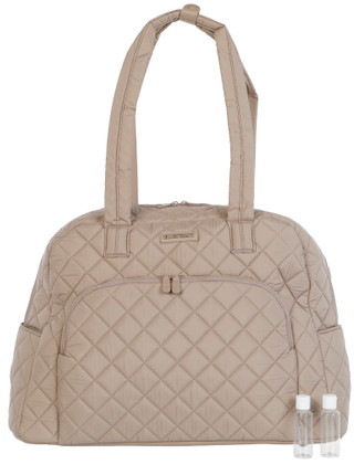 Thumbnail 2: Ellen Tracy 20" Diamond Quilted Nylon Weekender Duffle 