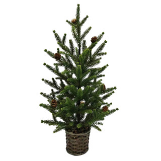 Thumbnail 1: Magical Season 24 in Christmas Tree in Woven Pot 