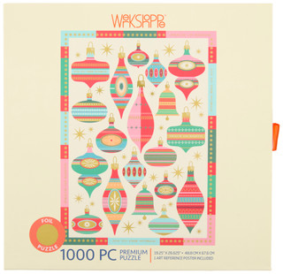 Thumbnail 2: WERKSHOPPE 1000 Pc Vintage Ornament Christmas Puzzle 