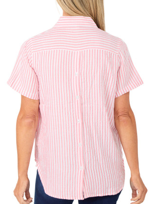 Thumbnail 1: Dash Women's Short Sleeve Pucker Top 
