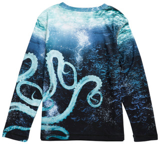 Thumbnail 3: REEL LEGENDS Boys Long Sleeve Performance Octopus Fishing Shirt  