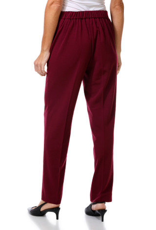 Thumbnail 3: NINE WEST Women's Pull On Elastic Waistband Stretch Straight-leg Pants 