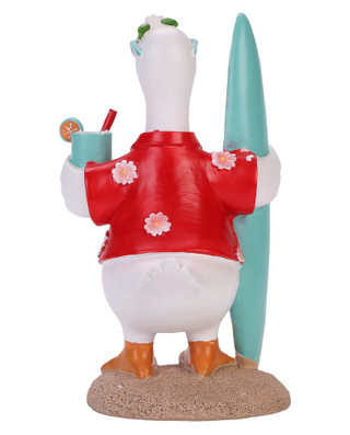 Thumbnail 2: Magical Season 12 in Polyresin Duck with Surfboard 