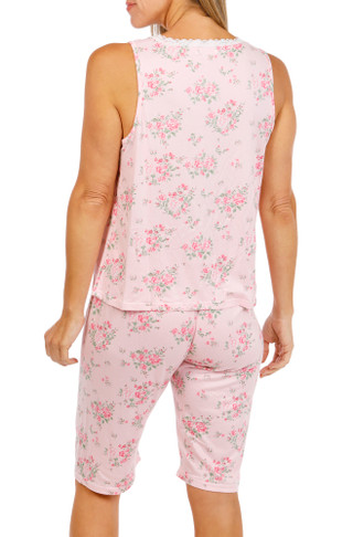 Thumbnail 2: Catherine Malandrino Women's 3 Pk Robe Bermuda Short Sleep Set 