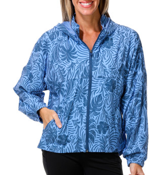 Thumbnail 1: REEL LEGENDS Women's Mesh Palm Printed Hooded Jacket 
