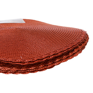 Thumbnail 2: Rockhill Home 6 Pk 15 in Rustic Woven Round Placemats  