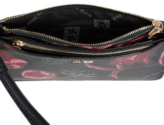 Thumbnail 1: ANNE KLEIN Floral Wristlet w/ Insert 