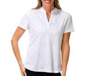 Thumbnail 3: REEL LEGENDS Women's Short Sleeve Freeline Split Neck Top 