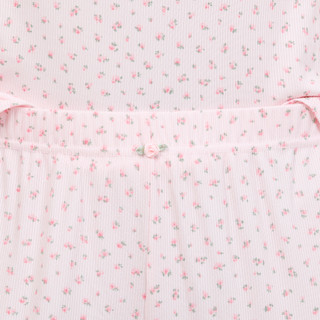 Thumbnail 1: Laura Ashley Women's Short Sleeve Wide Crop Pant Sleep Set 
