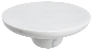 Thumbnail 2: Home Decor Factory 10x3.5 Marble Cake Stand  
