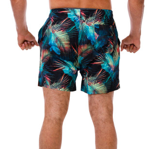 Thumbnail 1: In Gear Men's Volley Print Swim Shorts 