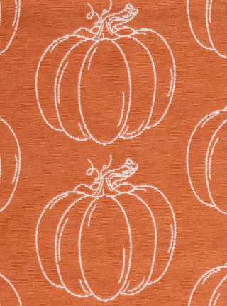 Thumbnail 2: Dream Home 16X80 Pumpkin Chenille Jacquard Table Runner 