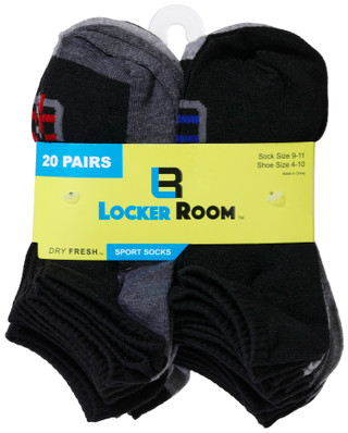 Thumbnail 3: Locker Room Boys 20 Pk No-Show Sport Socks  