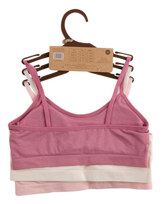 Thumbnail 2: BEARPAW Girls' 3-Pack Seamless Bralettes 