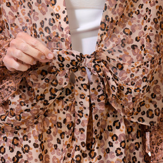 Thumbnail 1: BUNULU Women's Tie Front Kimono Top 