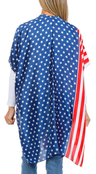 Thumbnail 3: Jessica McClintock Americana Flag Kimono 